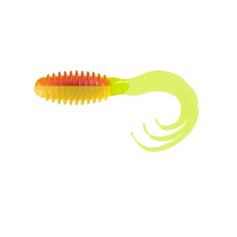 Big Bite Ring Triple Grub 2in 10ct Yellow Jacket