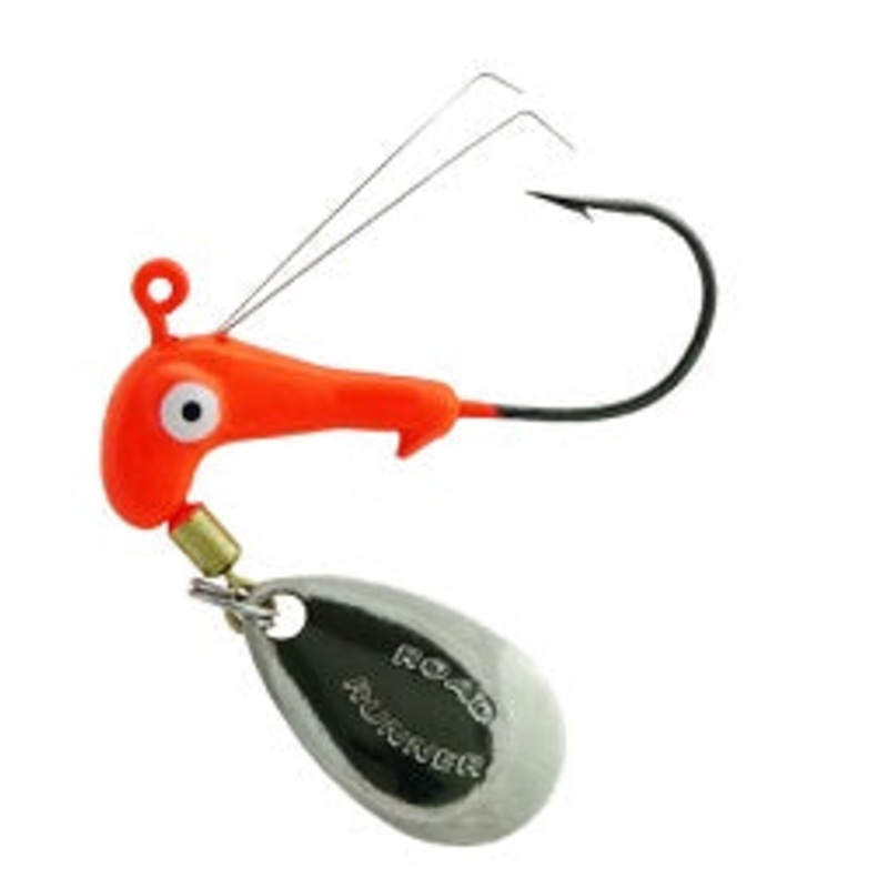 Blakemore Roadrunner Head Weedless 1/8 #1 2ct Fluor Red