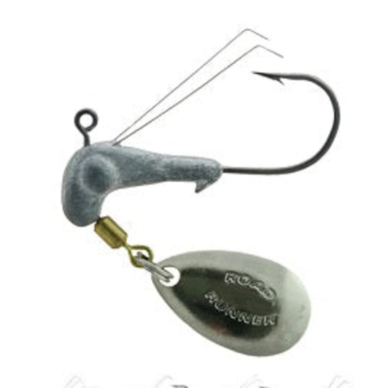 Blakemore Roadrunner Head Weedless 1/8 #1 2ct Unpainted