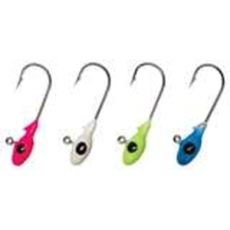 Bobby Garland Mo Glo Jig Head 1/16oz 10ct Chartreuse Glo