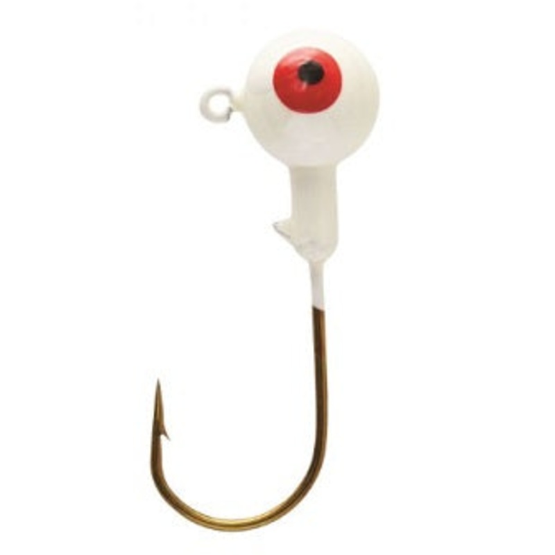 Eagle Claw Ball Head Jig 1/32 10ct Chartreuse