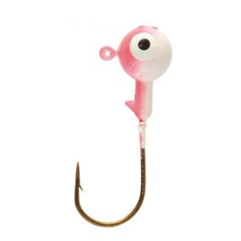 Eagle Claw Ball Jig Head 1/4 10ct Pink/Pearl