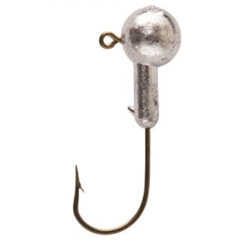Eagle Claw Jig Head 1/4 25ct Unpainted