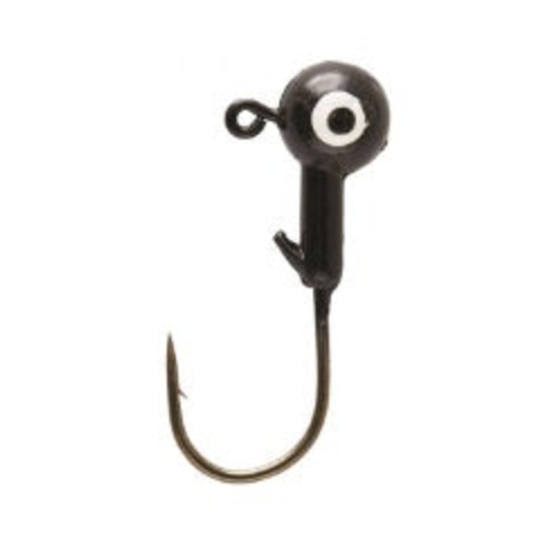 Eagle Claw Jig Head 3/8 10ct Black