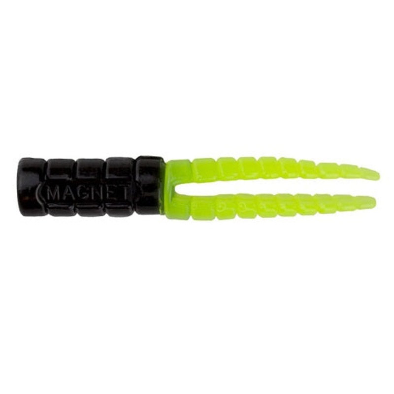 Leland Crappie Magnet 1.5in 15ct Black/Chartreuse