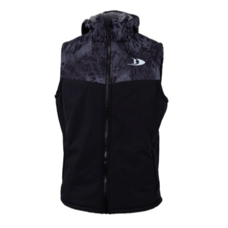 Blackfish Gale Softshell Vest Black/Pryn1 Blackout, 3XL