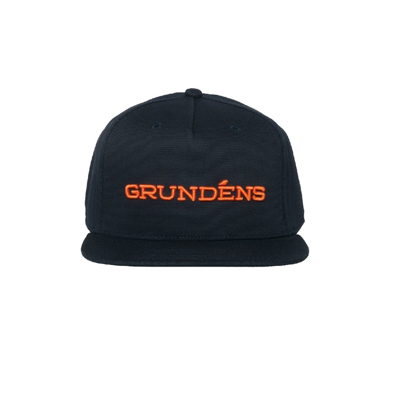 Grundens Logo Flat Brim- Navy