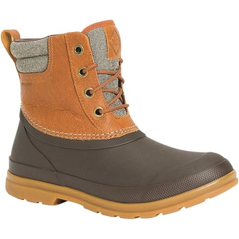 Muck ODLW-902 Women's Originals Duck Lace Tan/Dark Brown Size 11