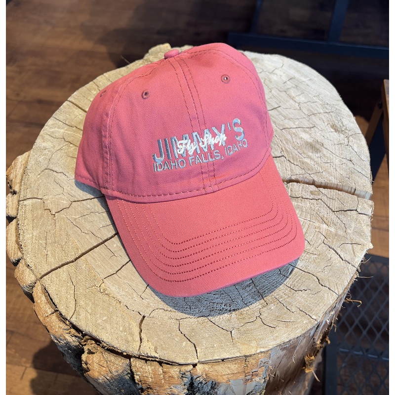 Jimmy's Fly Shop Hat - Embroided Jimmy - Pink