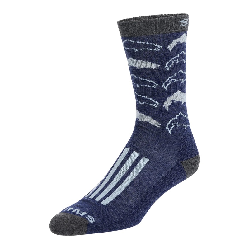 Simms - M's Daily Sock - Navy