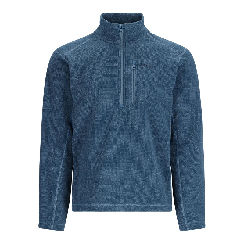 Simms - M's Rivershed-Half Zip Fleece - Neptune Heather