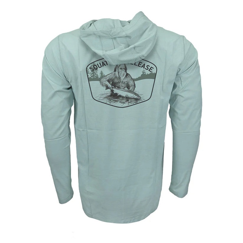 FFF Logo - RepYourWater Squatch and Release Badge Flolite Sun Hoody