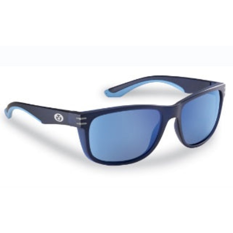 Flying Fisherman Double Header Navy Smoke Blue Mirror
