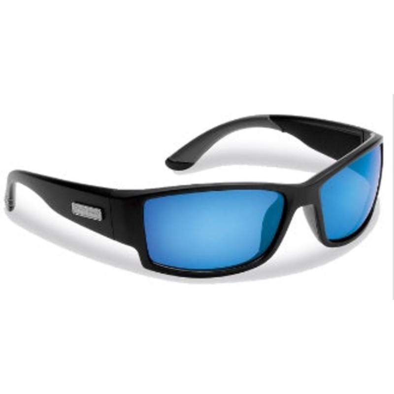 Flying Fisherman Razor Matte Black/Smoke Blue Mirror