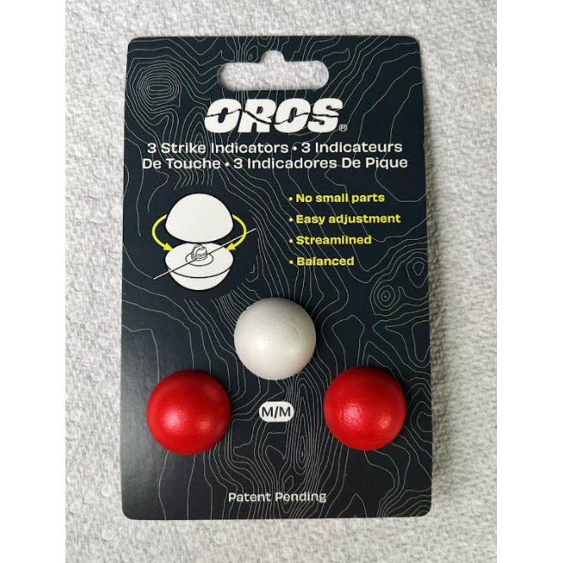 Oros Strike Indicator - 3 Pack - Red/White