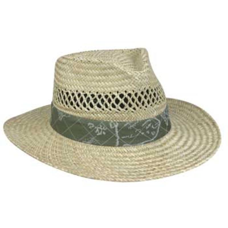 Outdoor Cap Mens Straw Hat -  Nautical 1 Size
