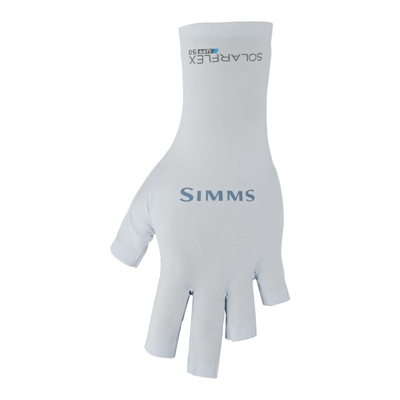 Simms SolarFlex Sun Gloves - Bimini Blue
