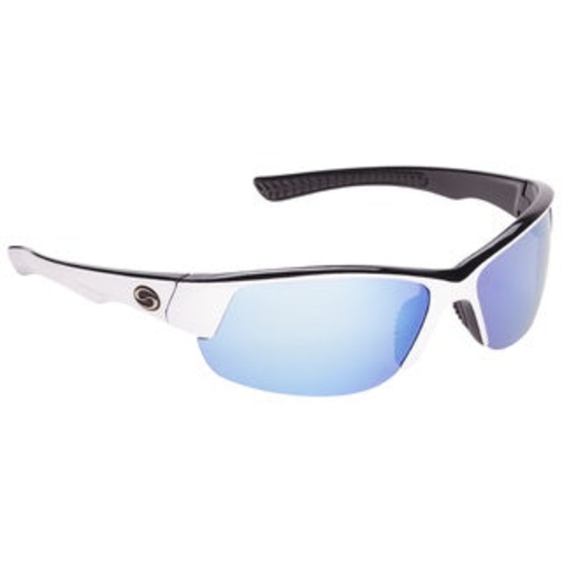 Strike King Sunglass S11 Gulf Shiny White/Black/Gray Lens