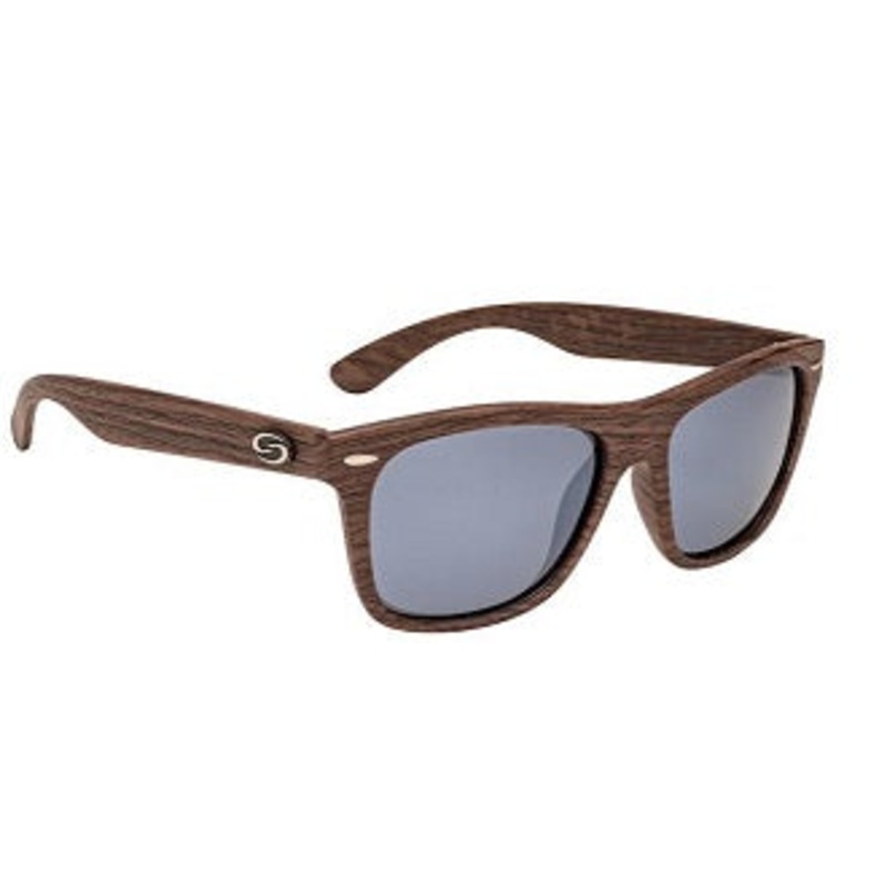Strike King Sunglass SK Plus Cash Woodgrain-Black Mirror
