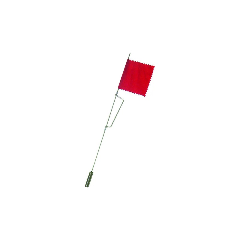 Beaver Dam Tip-Up Flag Red Flag