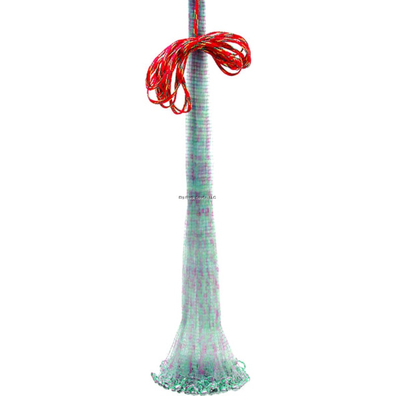 Betts Old Salt No Spook Mono Cast Net Camo 10' 3/8" Mesh 1Lb Lead per Ft, Bucket