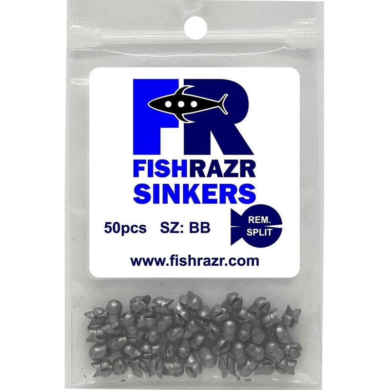 Fish Razr Removable Split Sinkers