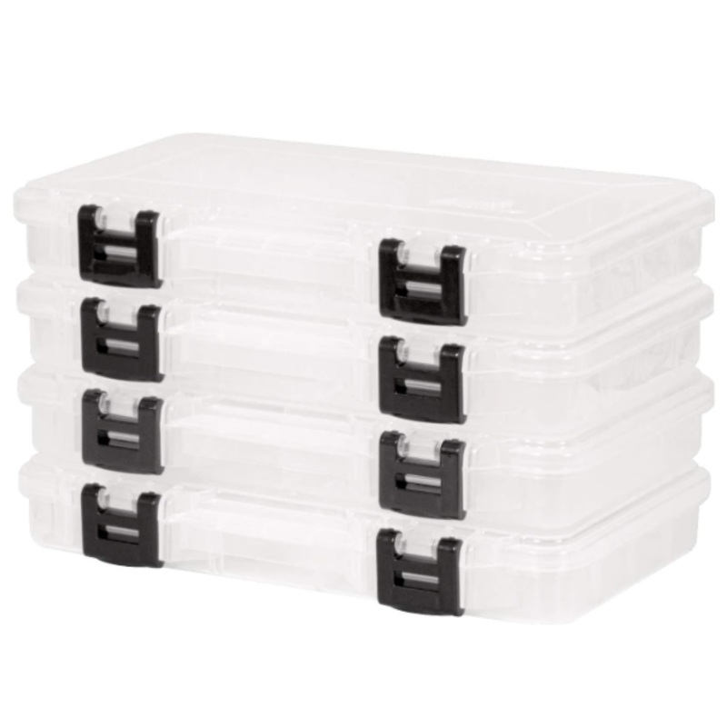 Plano ProLatch 3650 Stowaway Tackle Box 4-Pack, Clear