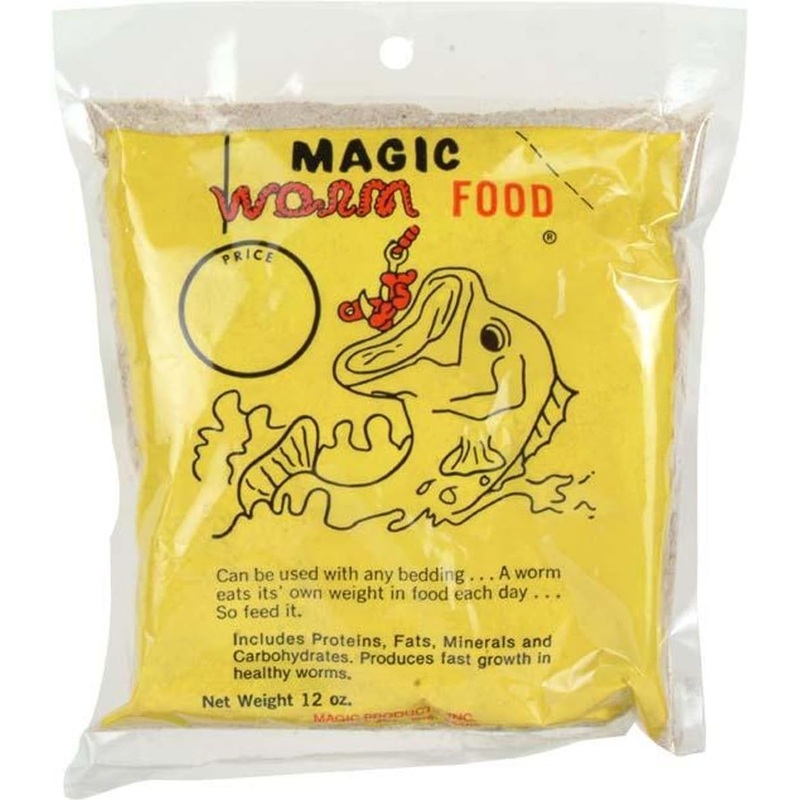 Magic Worm Food, 12oz, Brown