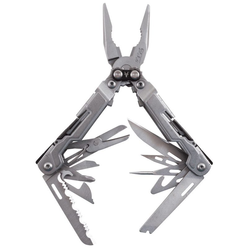 SOG PowerPint Mini Compact Stainless Steel Multi-Tool with 18 Lightweight Tools
