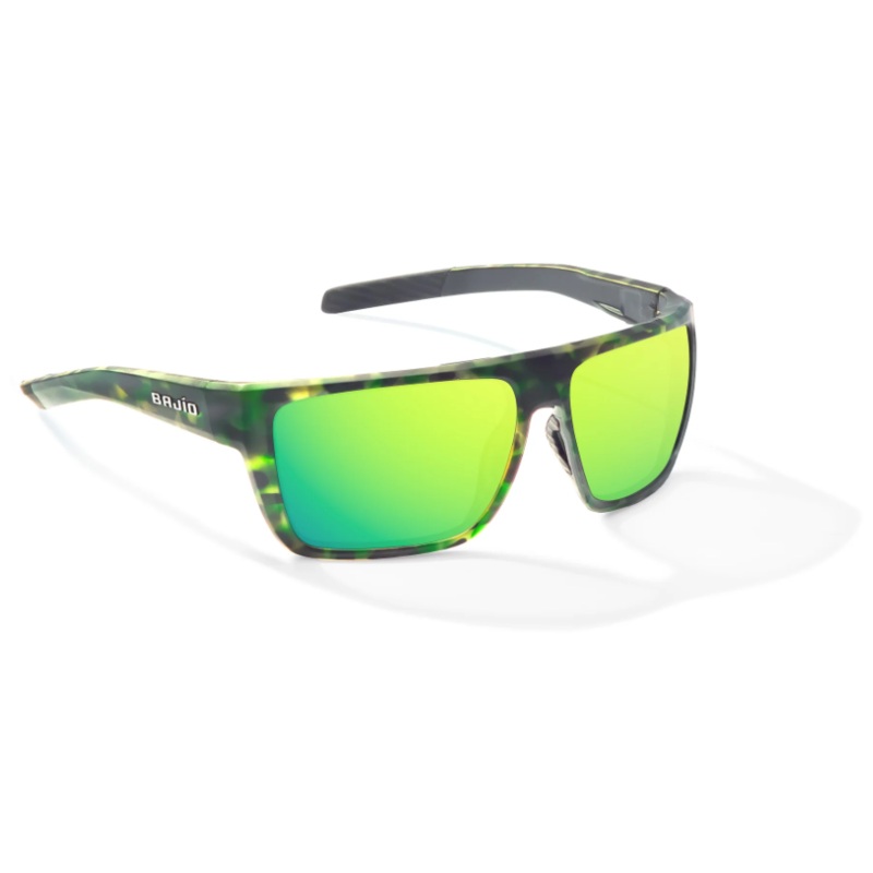 Bajio Zapata Green Water Matte Frame/Green Mirror Glass Lens Sunglasses