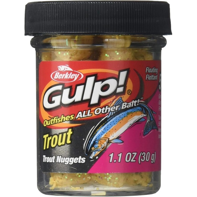 Berkley Gulp! Dough Trout Nuggets Chunky Cheese 1oz Jar