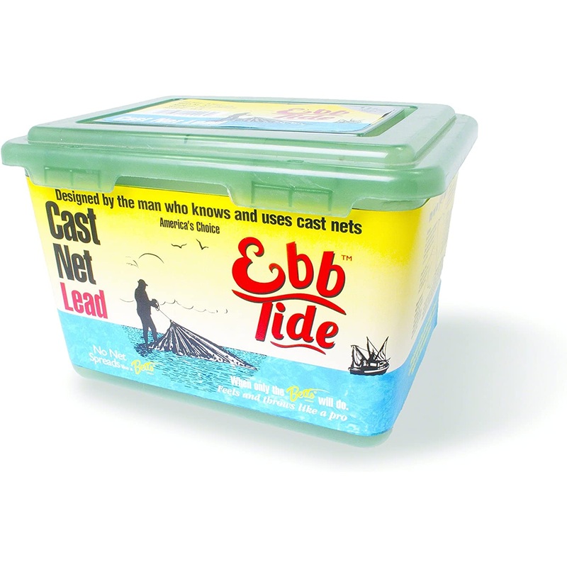 Betts 16-8 Ebb Tide Mono Cast Net 8' 3/8" Mesh 1lb Lead per ft, Boxed