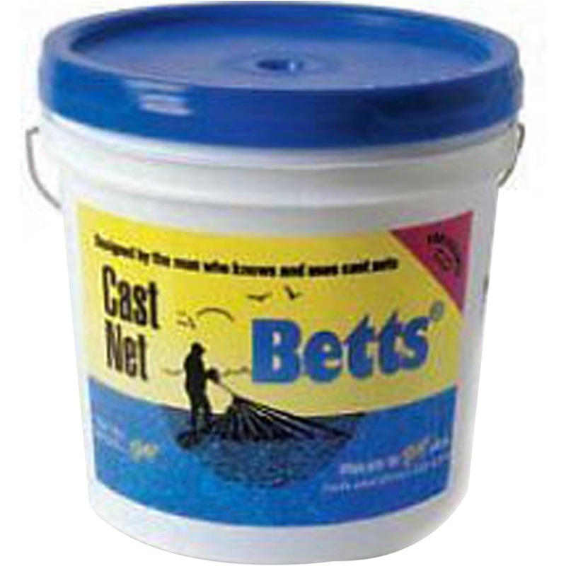 Betts 24-6 Super Pro Mono Bait Cast Net 6' 1/4" Mesh 1.3Lb Lead