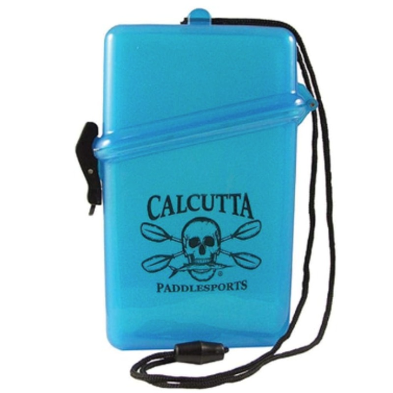 Calcutta Kayak Personal Dry Box, Waterproof Safety Case Lanyard Storage Holder
