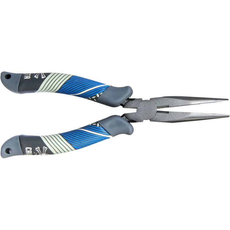 Calcutta Squall Torque Series Long Nose Pliers with CR Finish, 8"