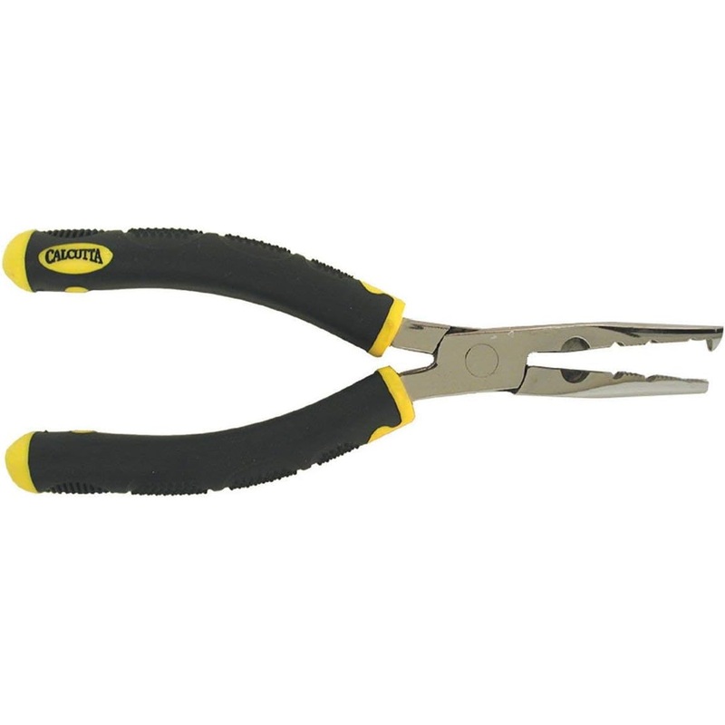 Calcutta Ultra Grip Split Ring Pliers CR Matte Finish, 6"