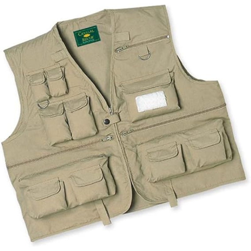 Crystal River C/R Utility Vest Tan
