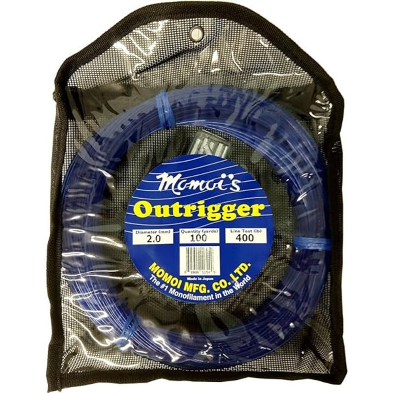 Diamond Outrigger Mono 100yd Coil 400# Test Dark Blue