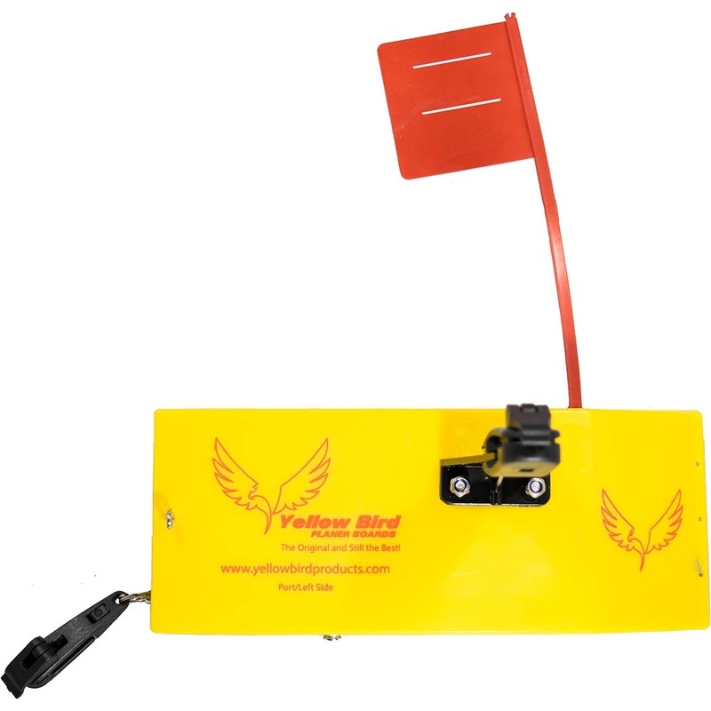 Yellow Bird Medium Port Side Planer Board, Tattle Flag System