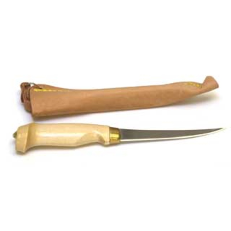 Eagle Claw Tool Filet Knife 6" w/Wood Handle