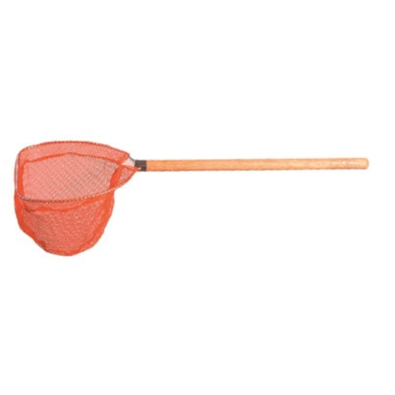 Frabill Net Baitwell 6"x6" D Hoop 16" Handle Orange Nylon