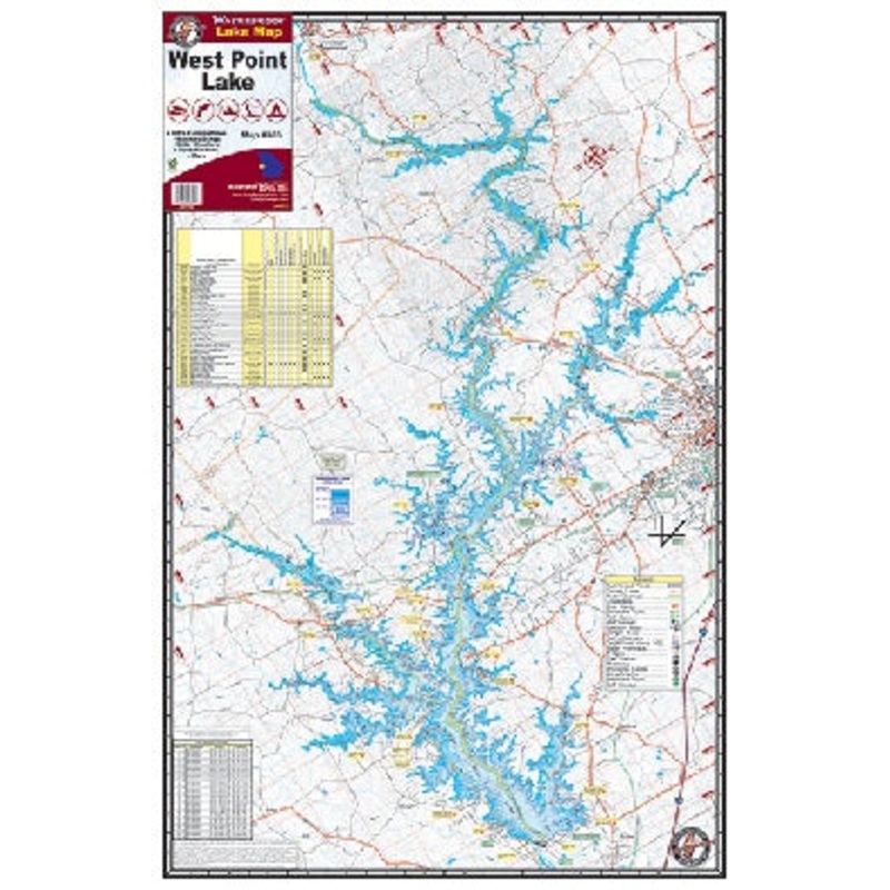 Kingfisher Lake Map West Point