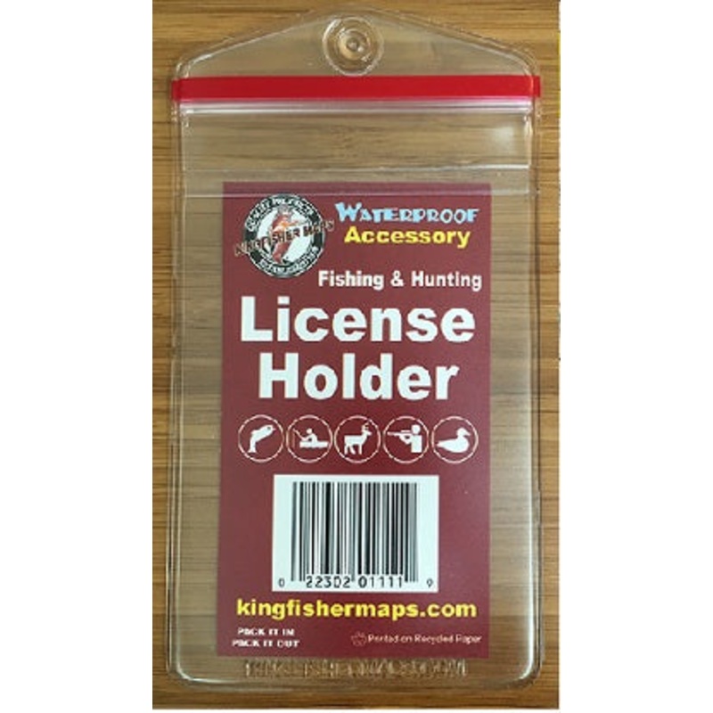 Kingfisher License Holder 2.75" x 4"