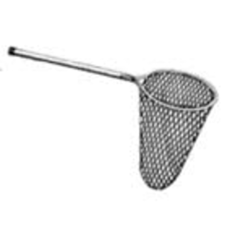 Mid Lakes White Nylon Pear Landing Net 15x18