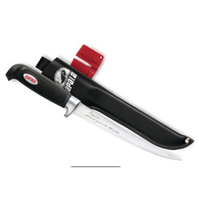 Rapala Tool Soft Grip Fillet Knife 7" Sharpner/Sheath