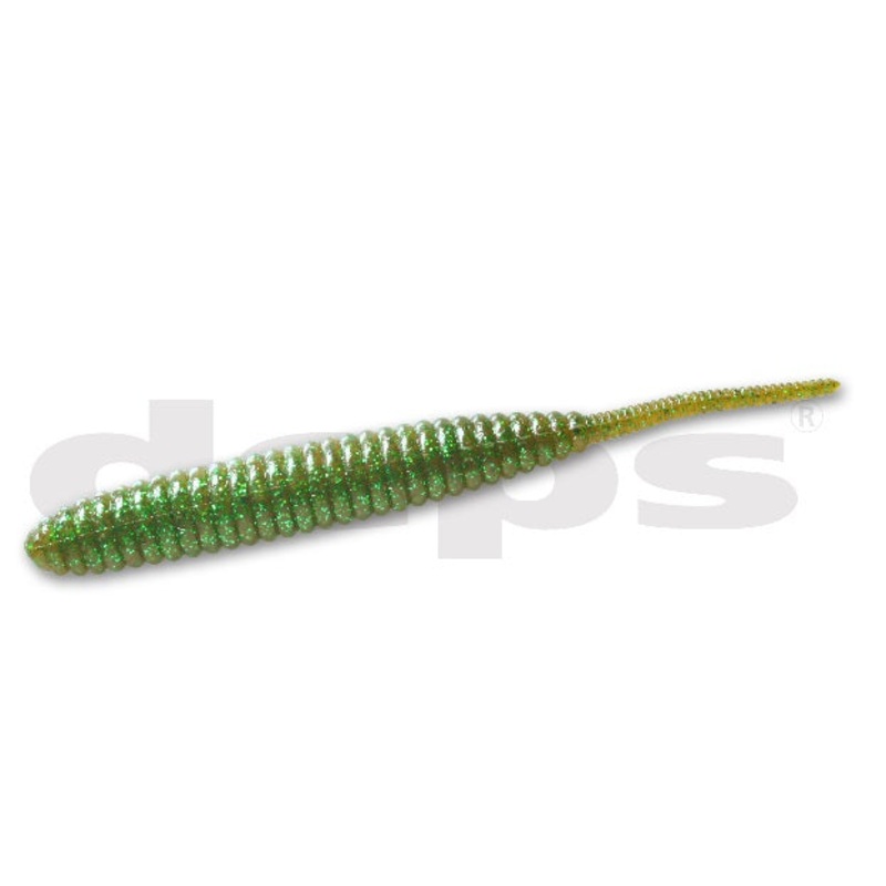 Deps Worm Death Adder 5inch #14 Root Beer/Green Flake