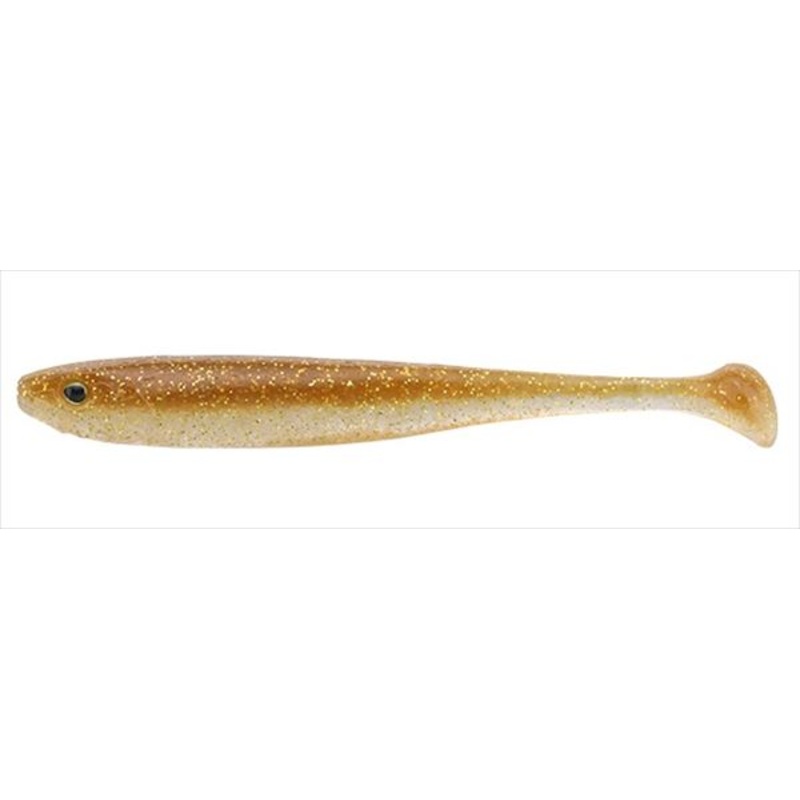 Jackall Worm Peaceton Shad 2.8inch Maruhata Delius Gold