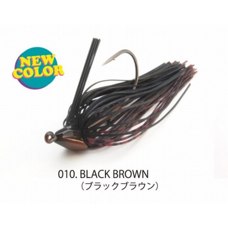 Raid Japan Rubber Jig Head Slide 11g Black Brown