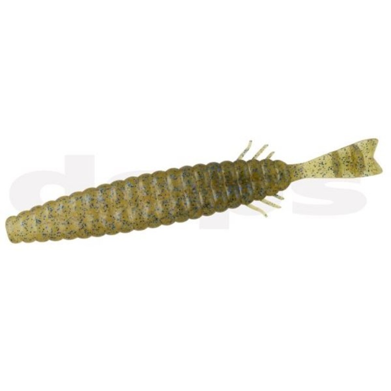 Deps Worm Bull Slender 4.7inch #138 Sun-baked Watermelon/Blue Flake