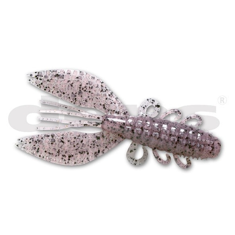 Deps Worm Spiny Craw 4.8inch #58 Clear Rose Pepper